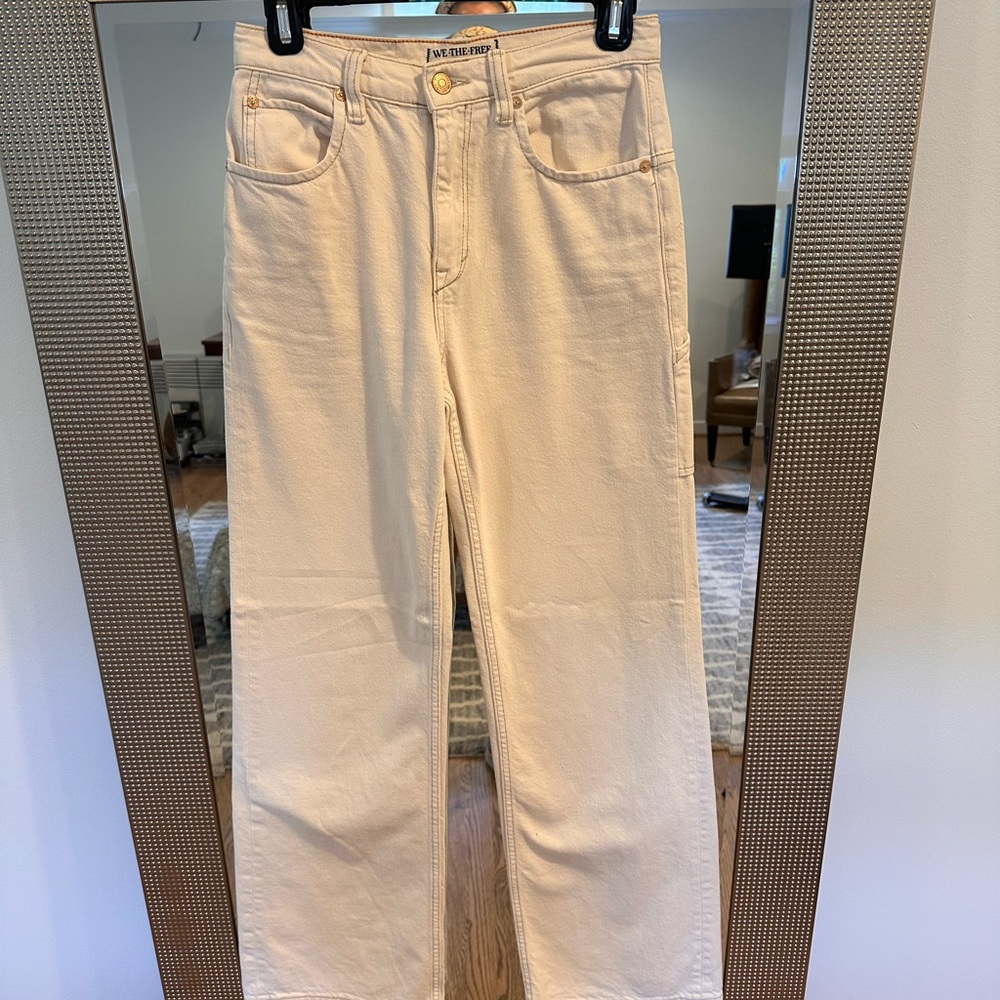 We The Free Women's Cream Jeans